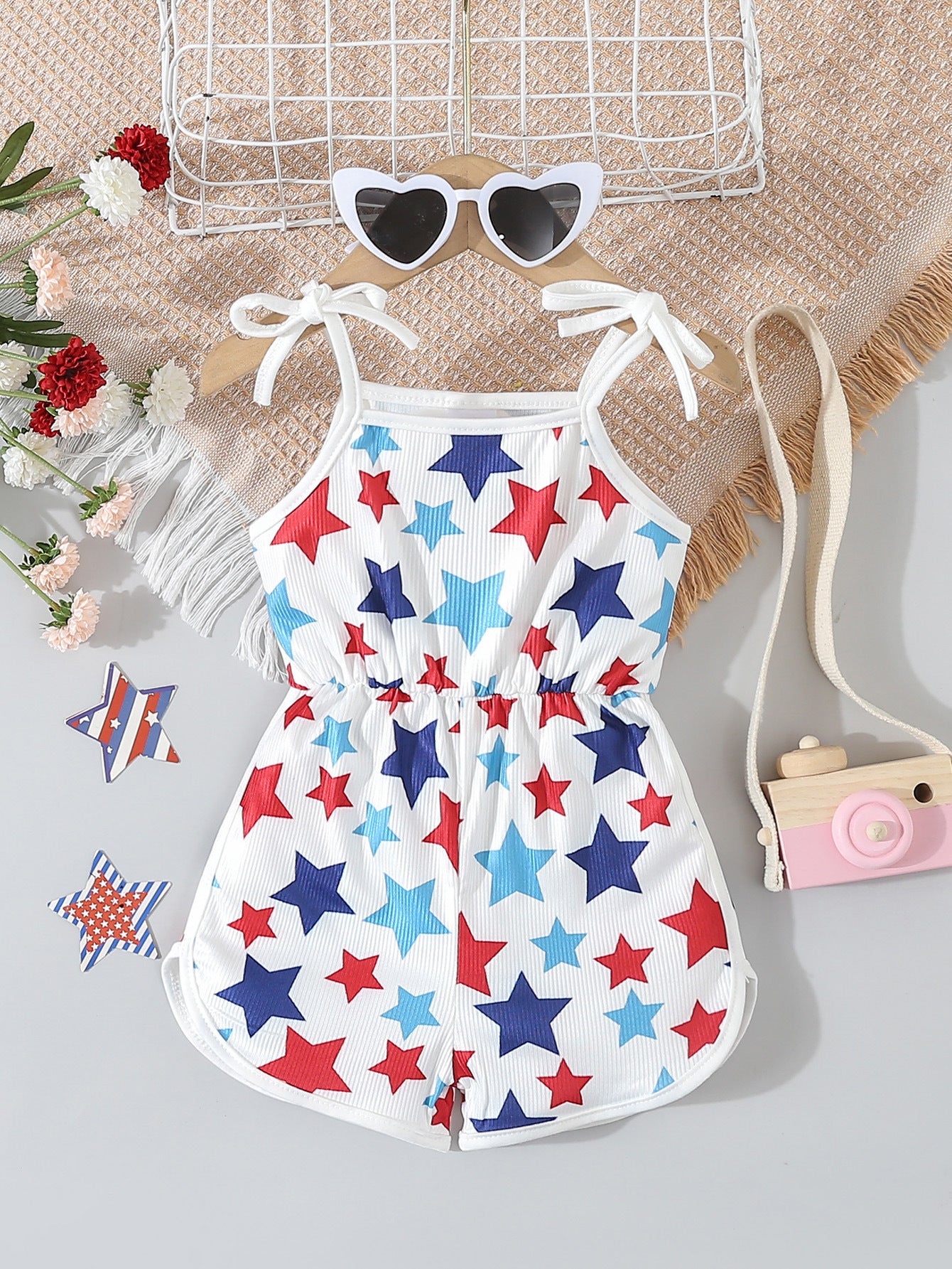 Summer Independent Day Jumpsuit Infant Comfortable Jumpsuit, Climbing Suit