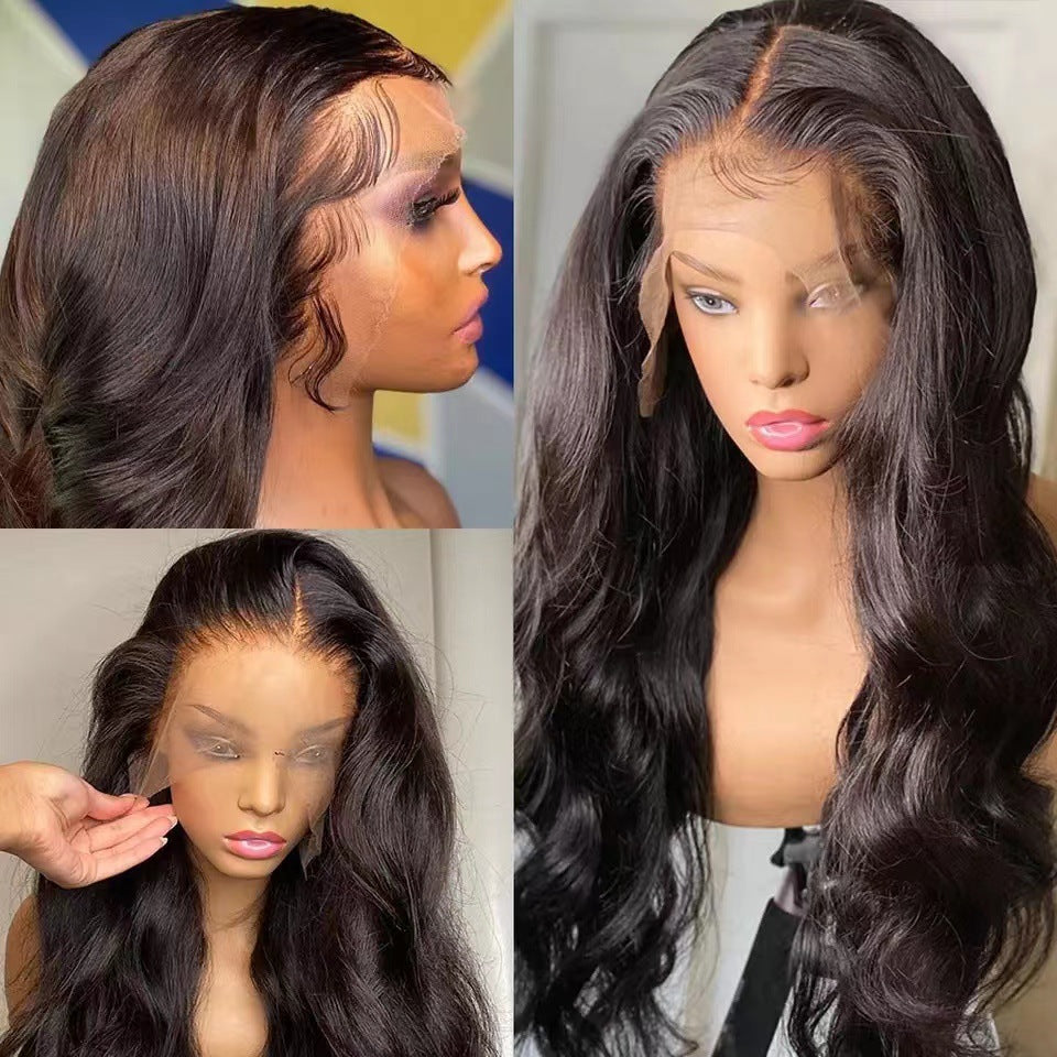 Cool Elegant Front Lace Ms. Hair Wig Long Curls