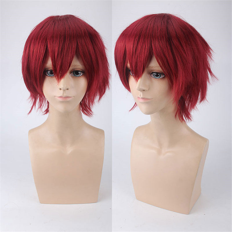 Men's Hair Color Universal Anime Style Short Cos Wig