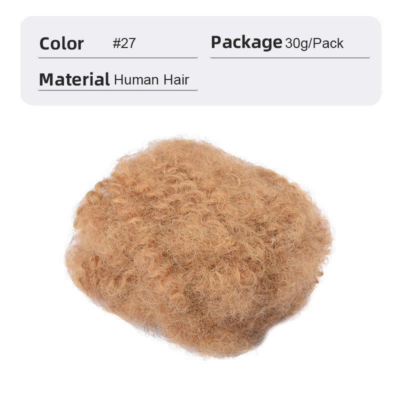 Comfortable African Human One Bag All Real Hair Wig
