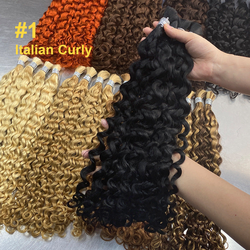 Durable Pretty Human Bulk Color Band Real Hair Wig