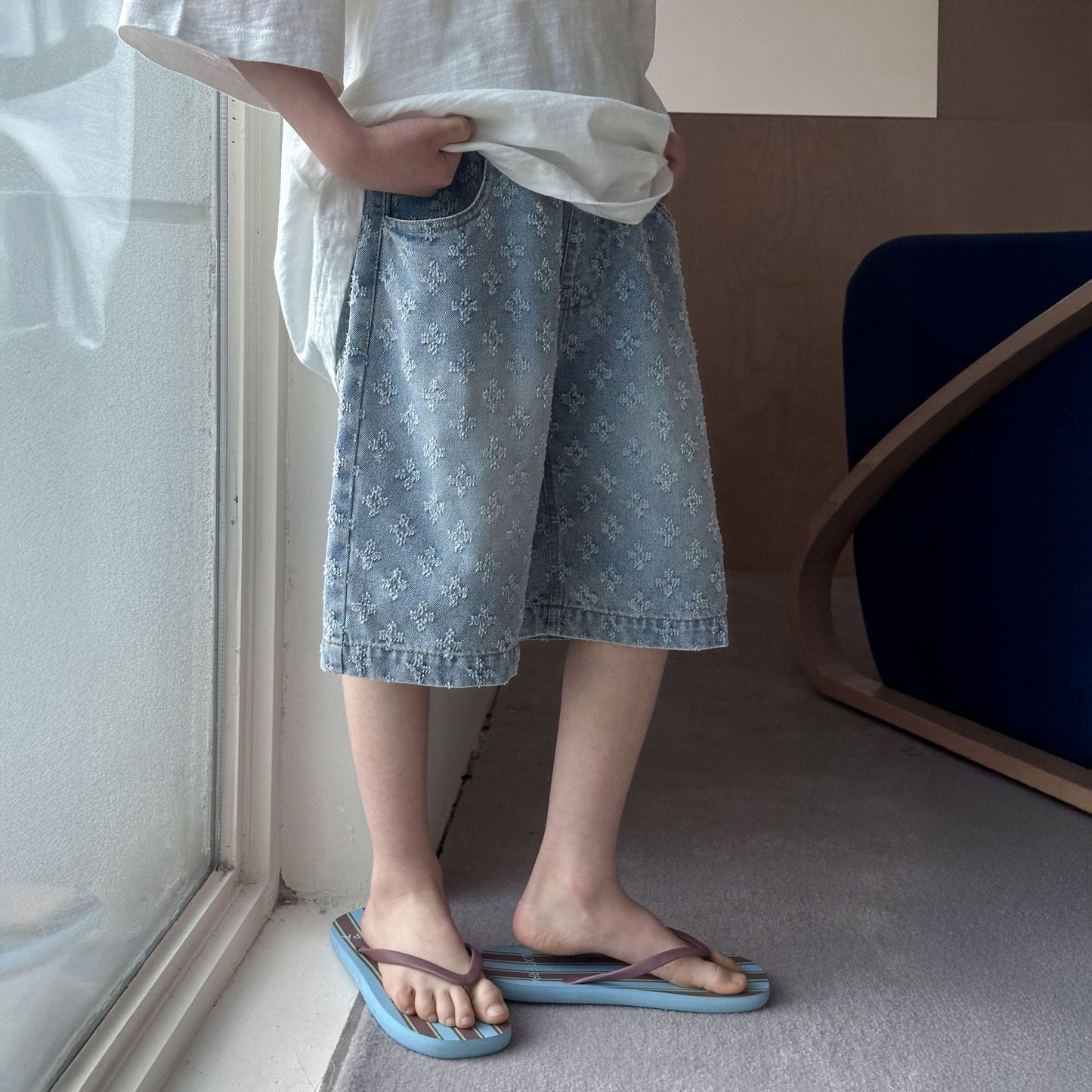 Children's Shorts Summer Casual Loose Middle Big Fifth Children's Pants