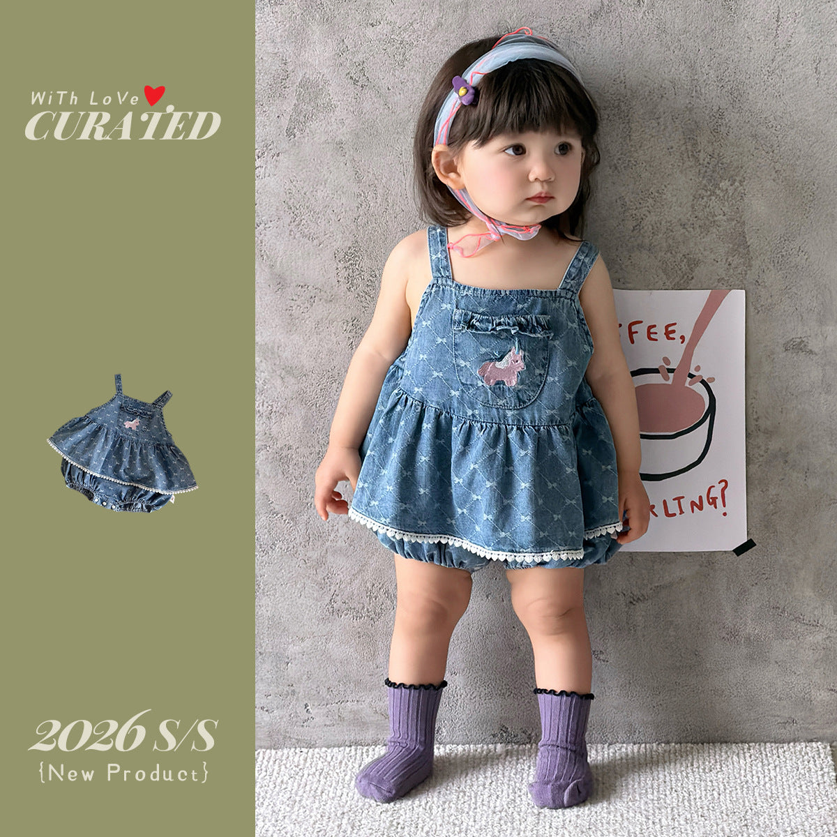 Sweet Cool Soft Cute Thin Hanging Jumpsuit, Climbing Suit