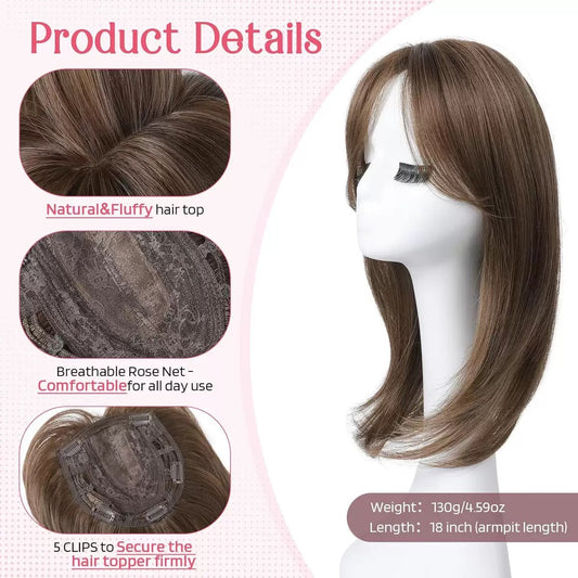 Women's Curly Hair Synthetic Natural Breathable Chemical Fiber Wig