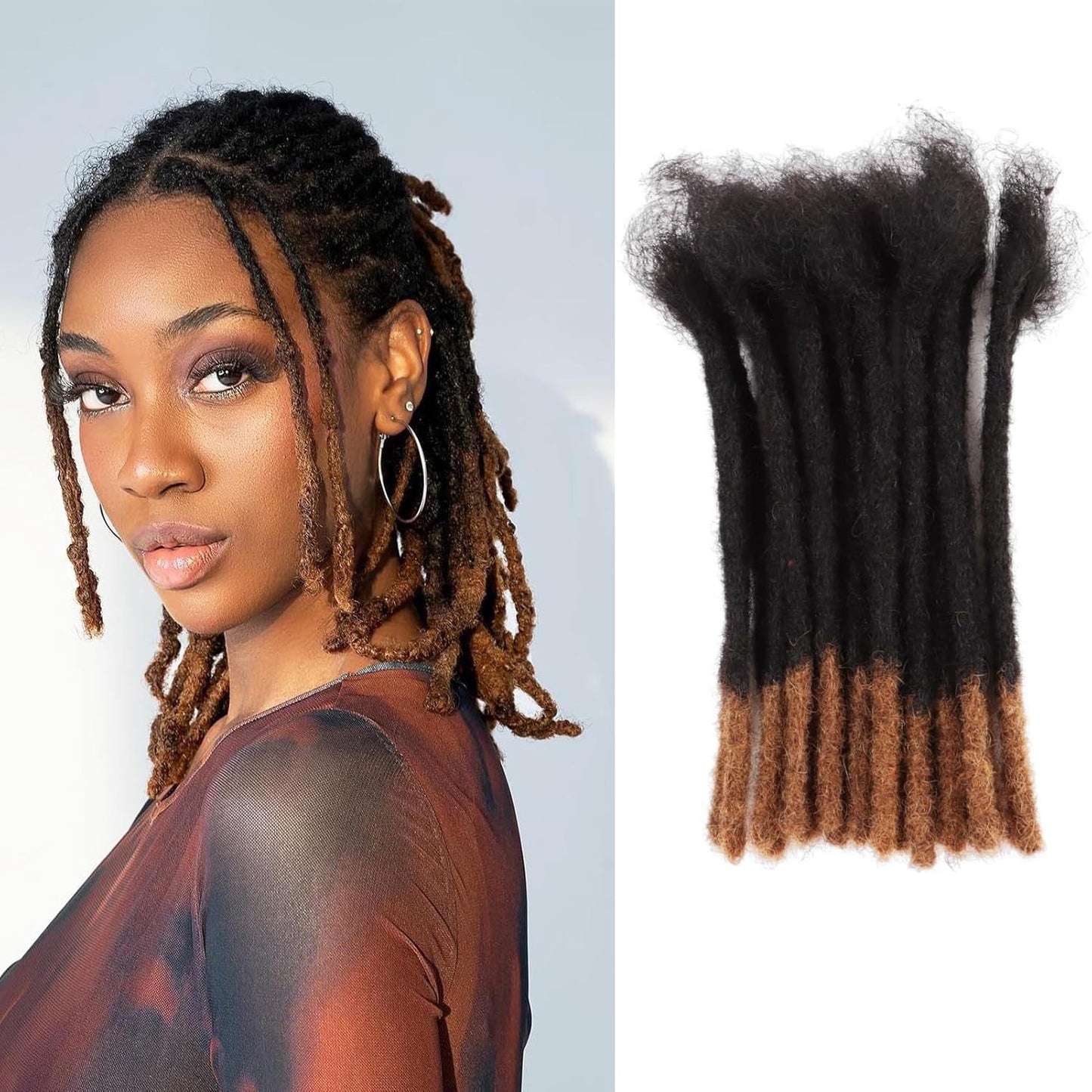 Human Dreadlocks Hand Rub African Head Real Hair Wig