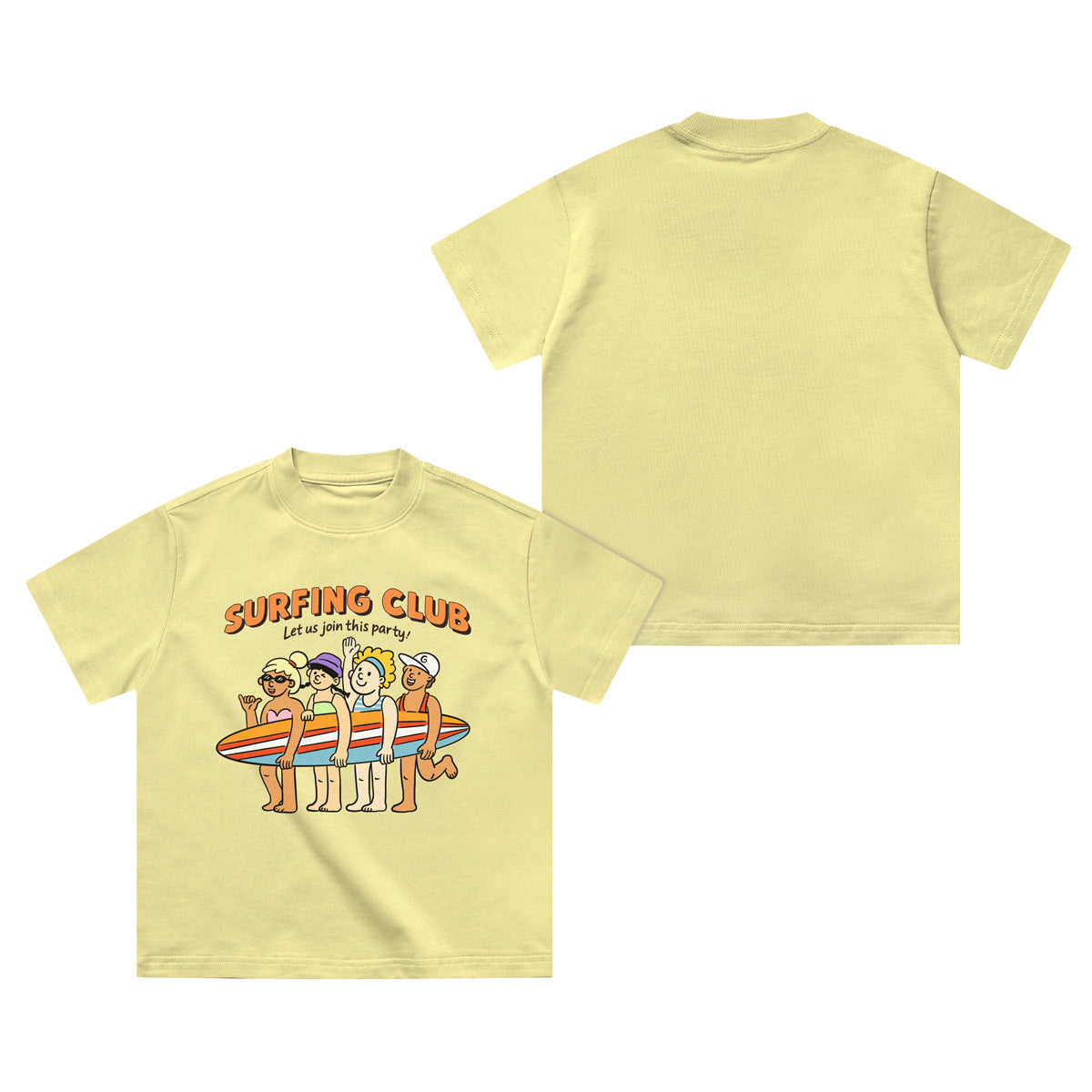 Children's Older Summer Print Cotton Clothes Heavy Short Sleeve Tops Children's T-shirt