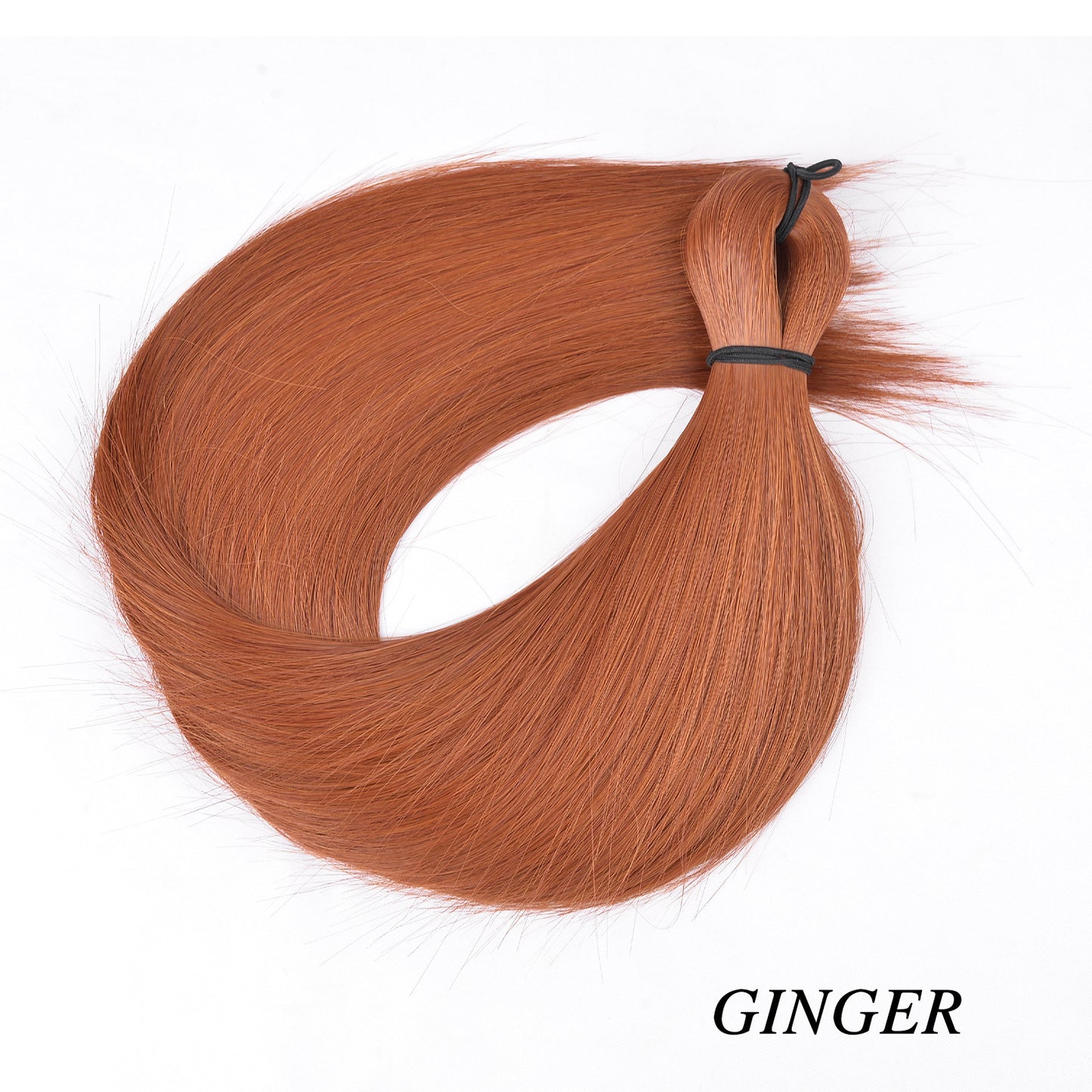Western Style Hair Bulk Artificial Silk Soft Long Straight Wig