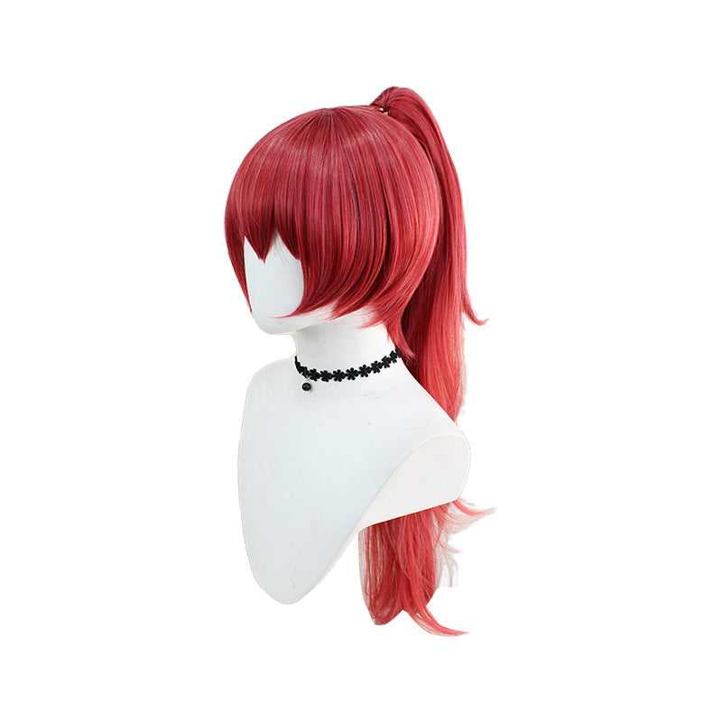 Magi Apricot Jaws Clamp Single Ponytail Simulation Cos Wig