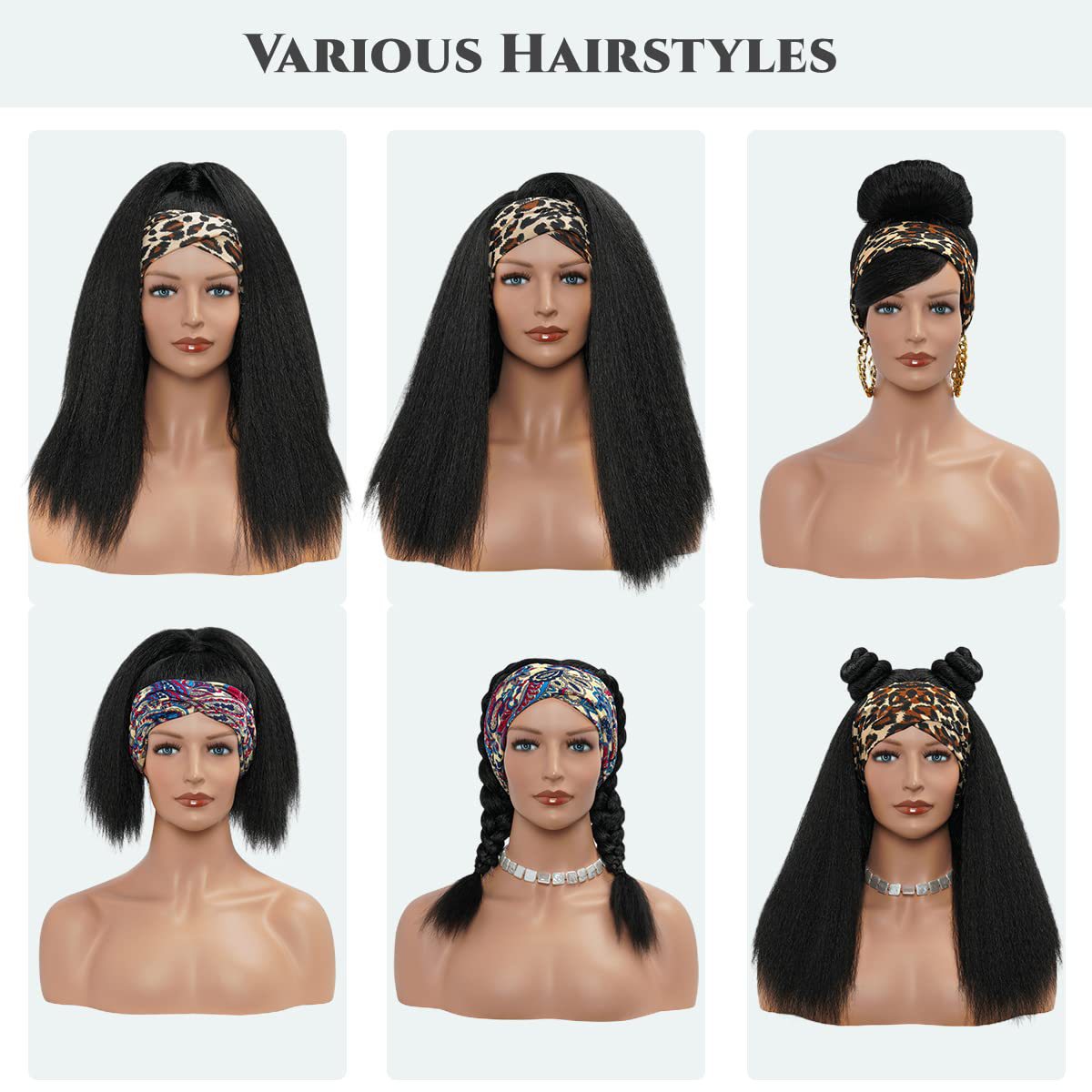 Bangs Big Wave Roll Synthetic Wigs Long Straight Wig
