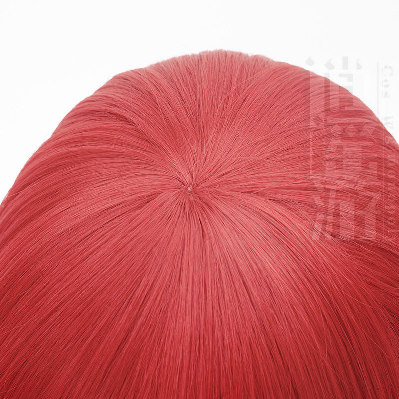 Travel Lonely Rock Yu Red Side Cos Wig
