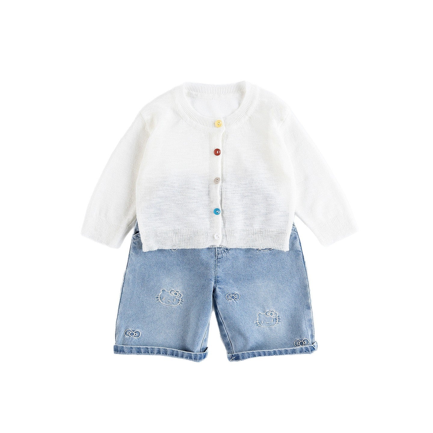 Clothing Summer Cardigan Thin Air Conditioning Shirt Infant Wear Clothes Children's Suit