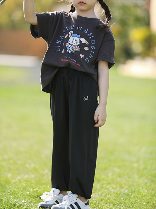 Children's Week Trousers Solid Color Thin Uv Protection Children's Pants