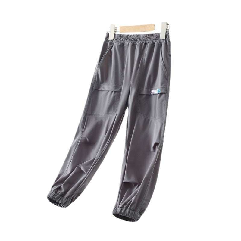 Children's Summer Clothing Casual Middle Big Sports Children's Pants