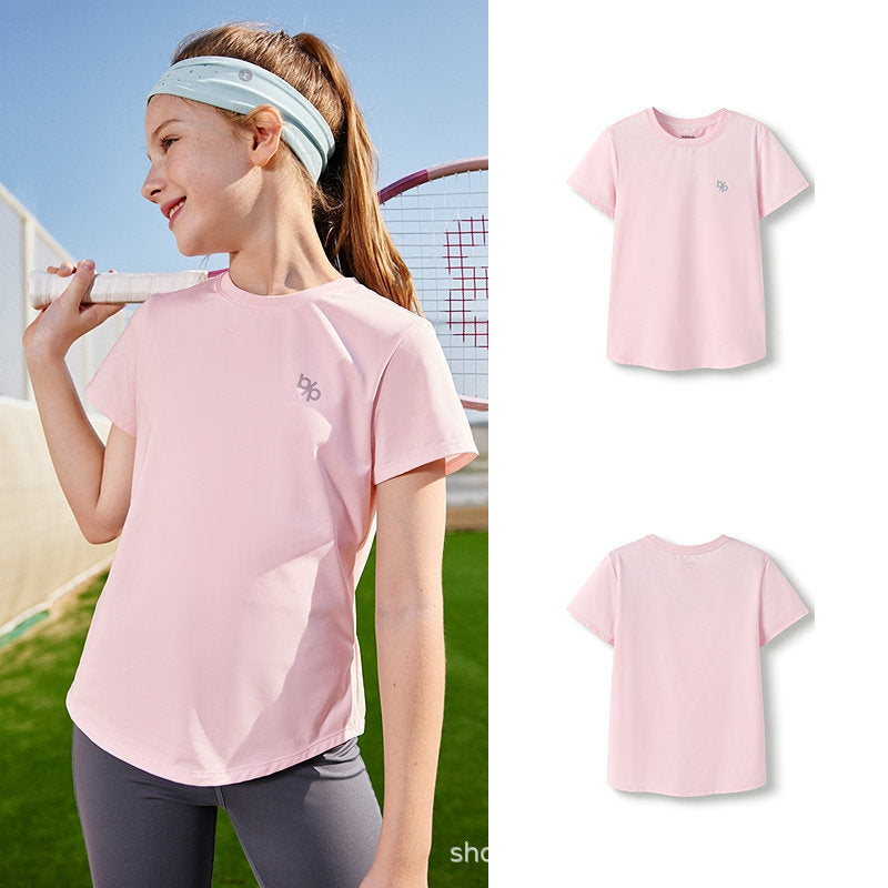 Children's Short-sleeved Summer Clothing Comfortable Big Quick Drying Clothes Children's T-shirt