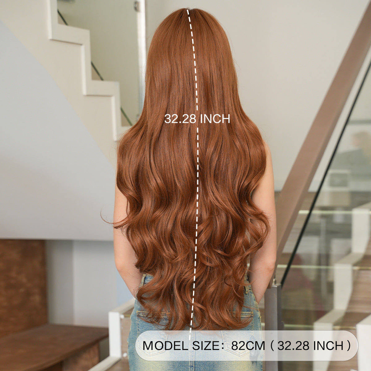 Lolita Female Super Curly Hair Natural Style Big Wave Straight Wig Long Curls