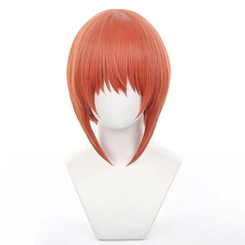 Simulation Scalp Short Hair Special Red Cos Wig