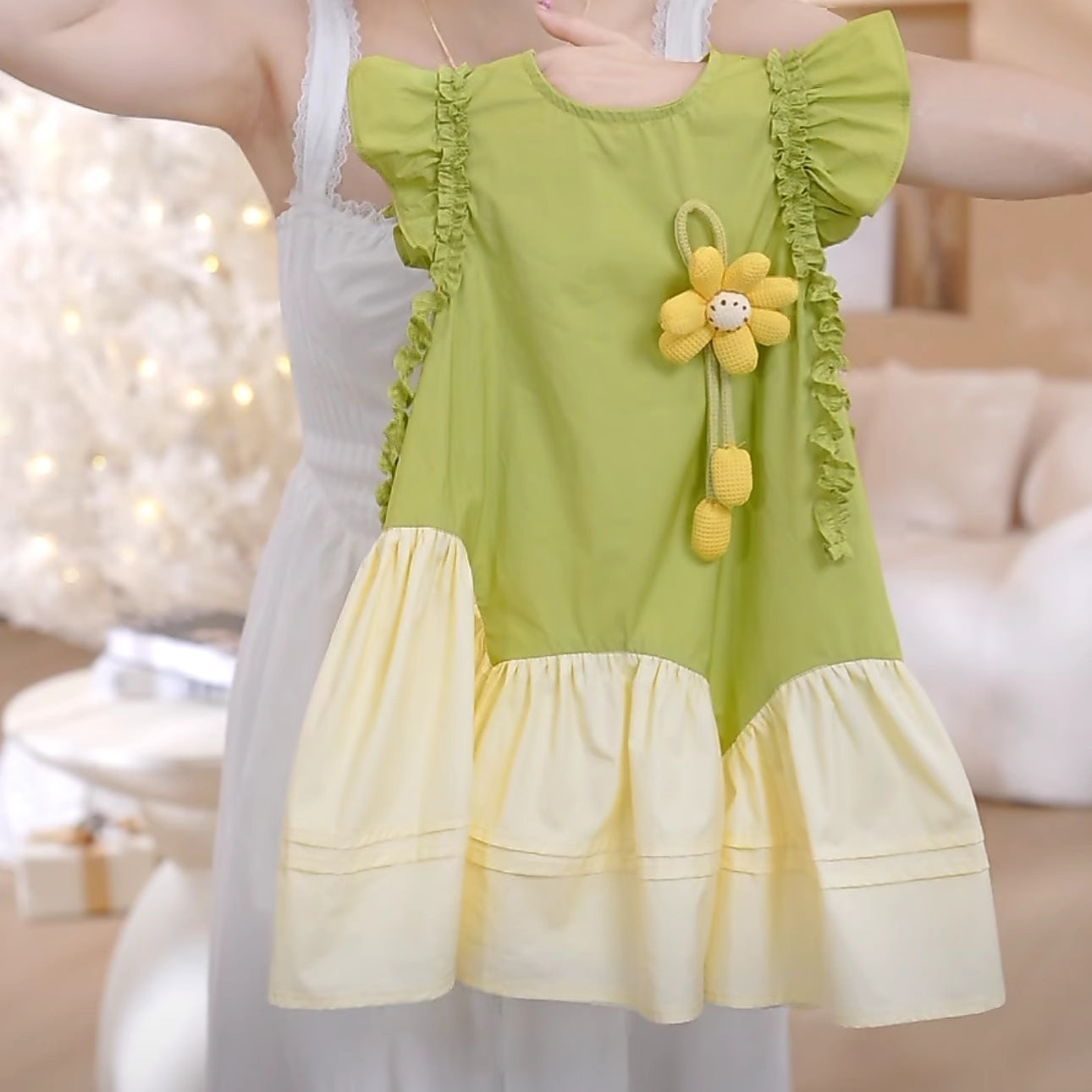 Children's Sleeveless One-piece Summer Fashionable Princess Vest Children's Dress