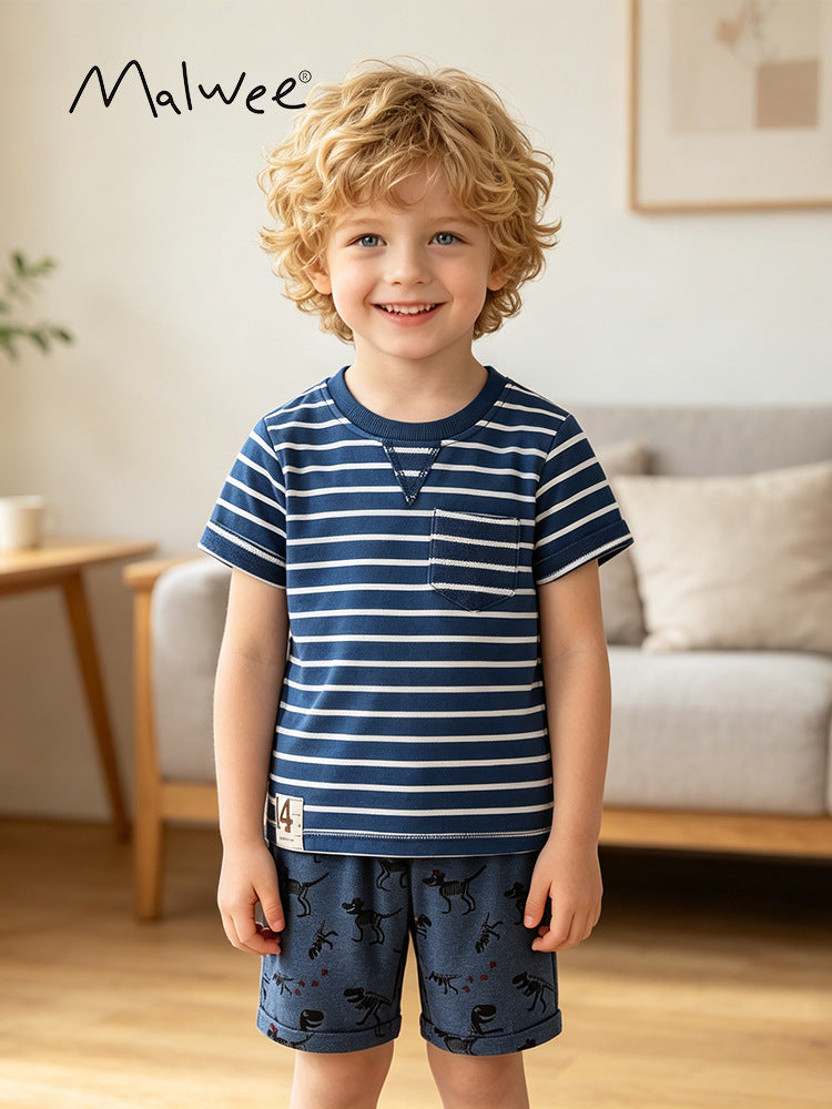 Children's Clothing Summer Short-sleeved Small Older Short Sleeve Children's Suit