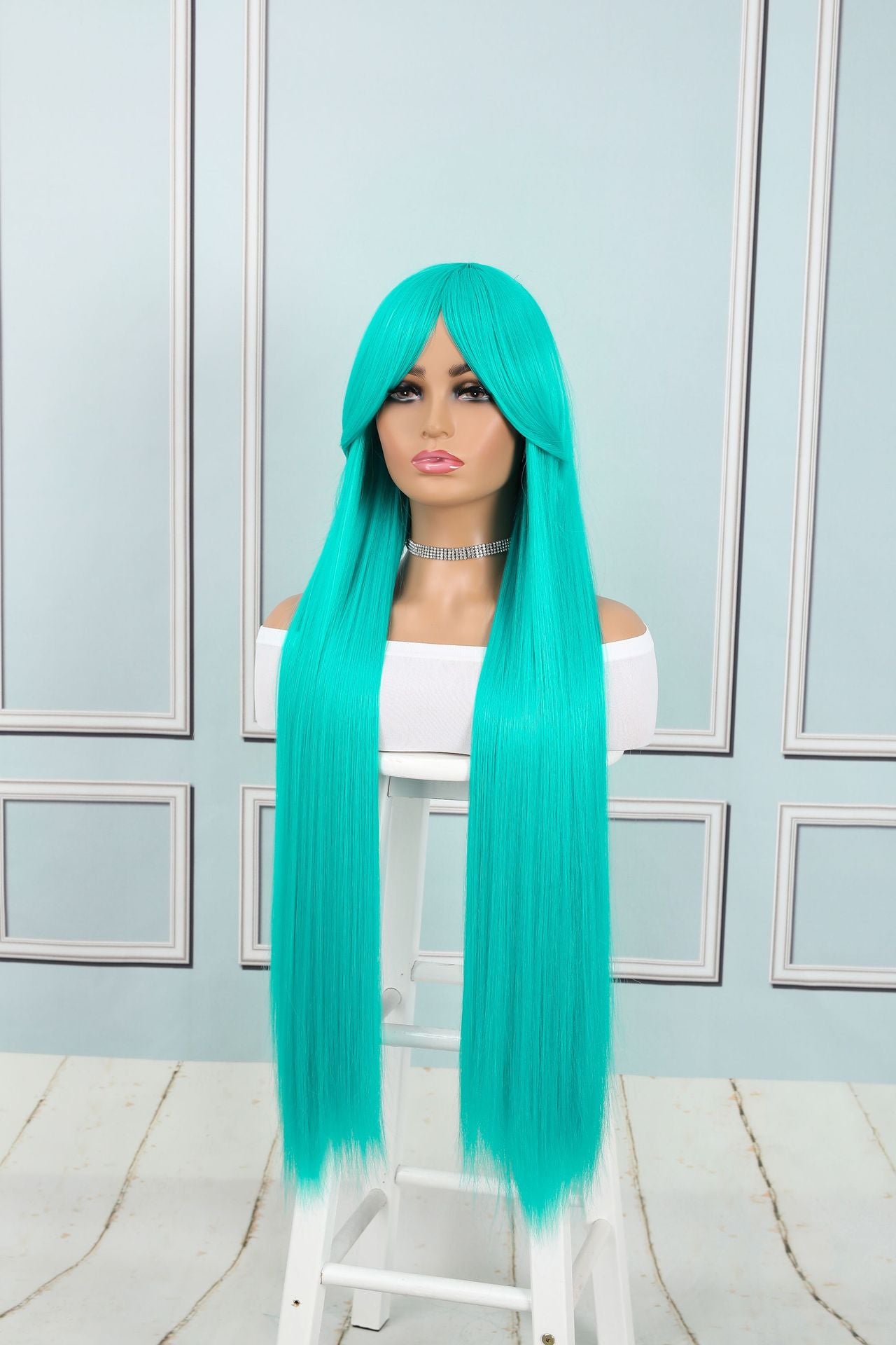 Universal Dress Up Colorful Long Straight Hair Cos Wig
