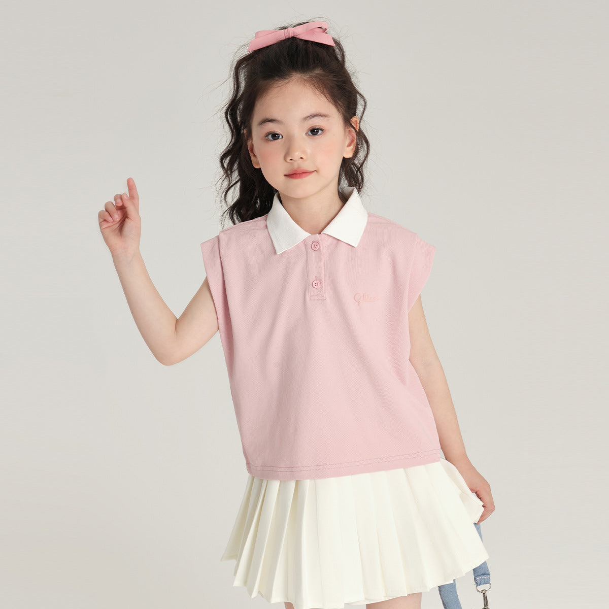 Children's Casual Trend Short-sleeved Playful Lovely Raincoat Three-dimensional Puff Children's T-shirt