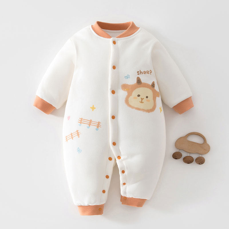 Thickened Winter Cotton Jumpsuit Thermal Quilted Jumpsuit, Climbing Suit