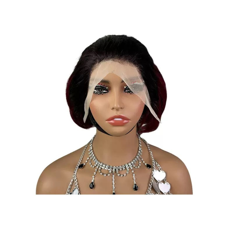 Classy Pretty Slouchy Human Wigs Hood Wig Short Curly Hair