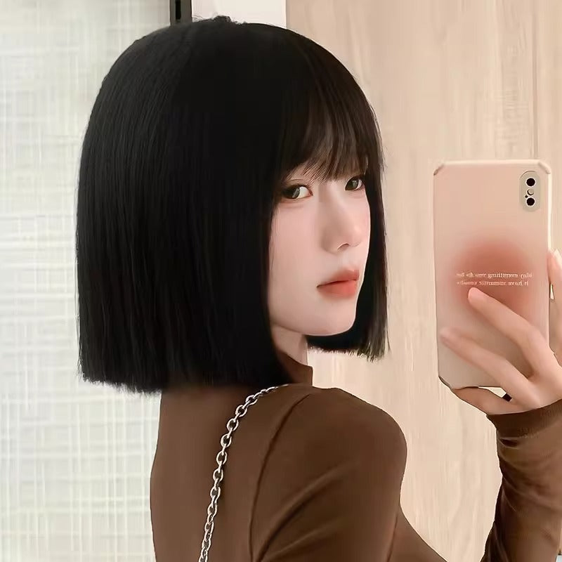 Women's Natural Fluffy Realistic Small Curls Artificial Wig Short Curly Hair