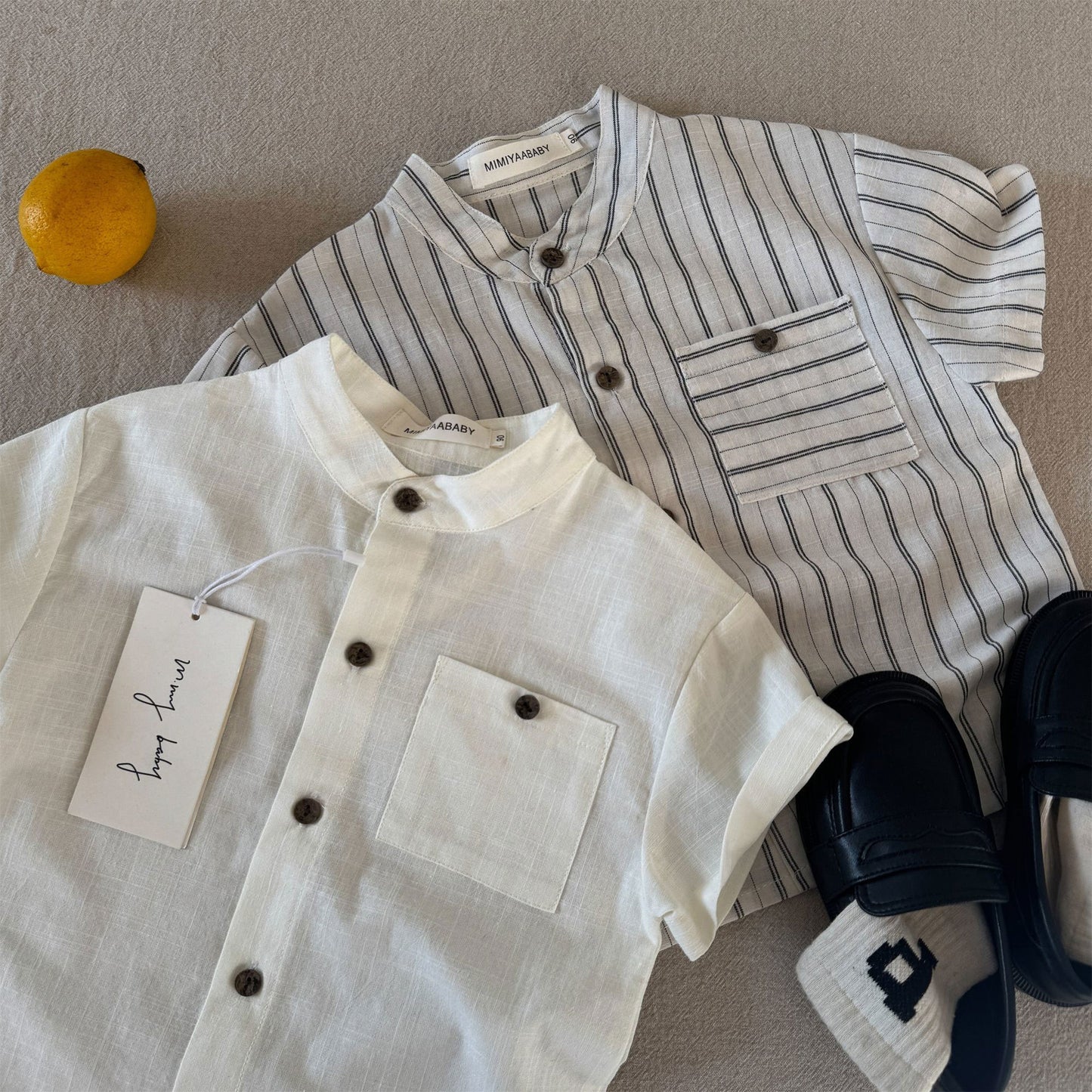 Children's Short Sleeve Boys Summer Trendy Thin Children's Shirt