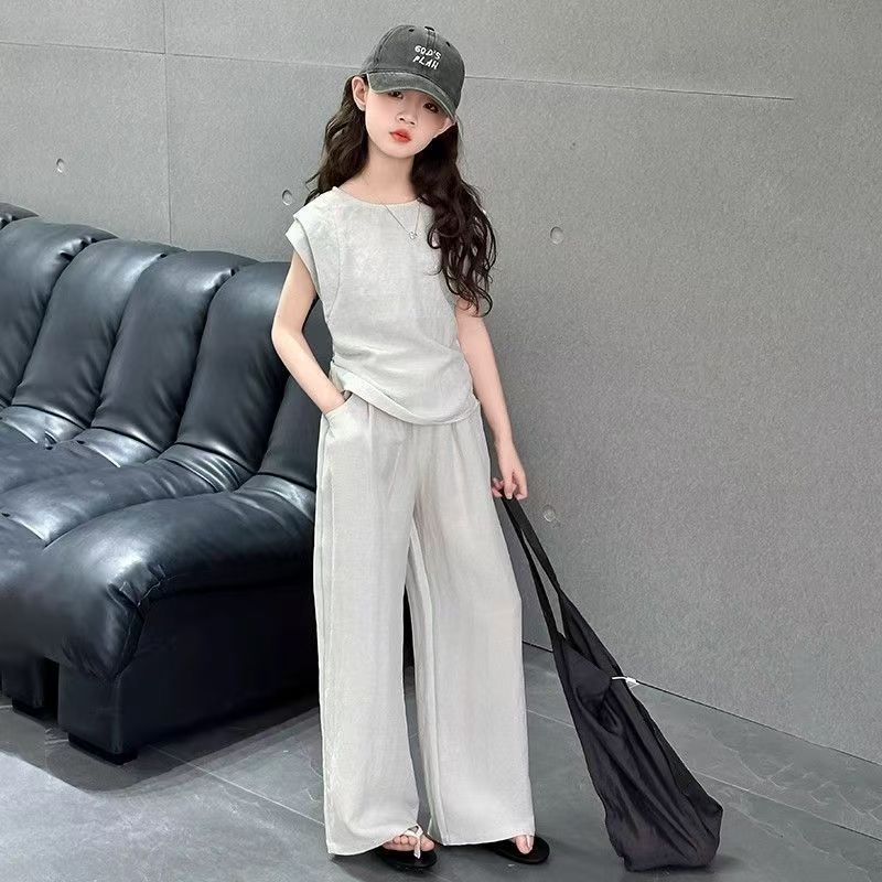 Children's Older Korean Style Wear Match Clothing Idle Children's Suit