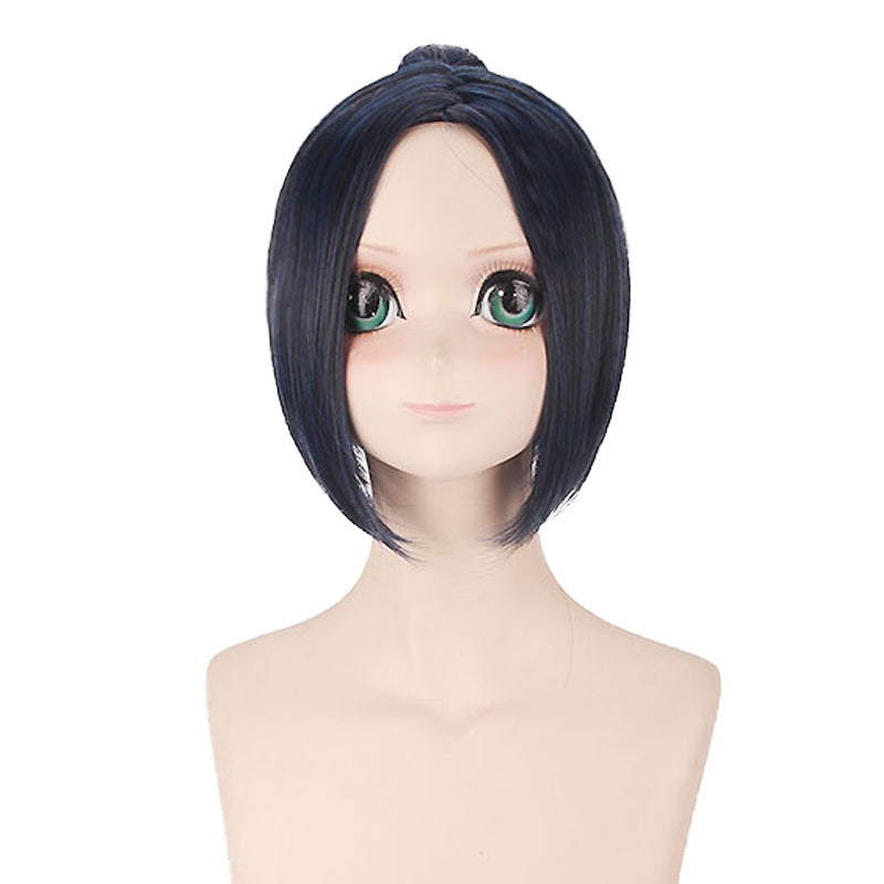 Women's Lord Tutor Purple Black Blue Anime Cos Wig