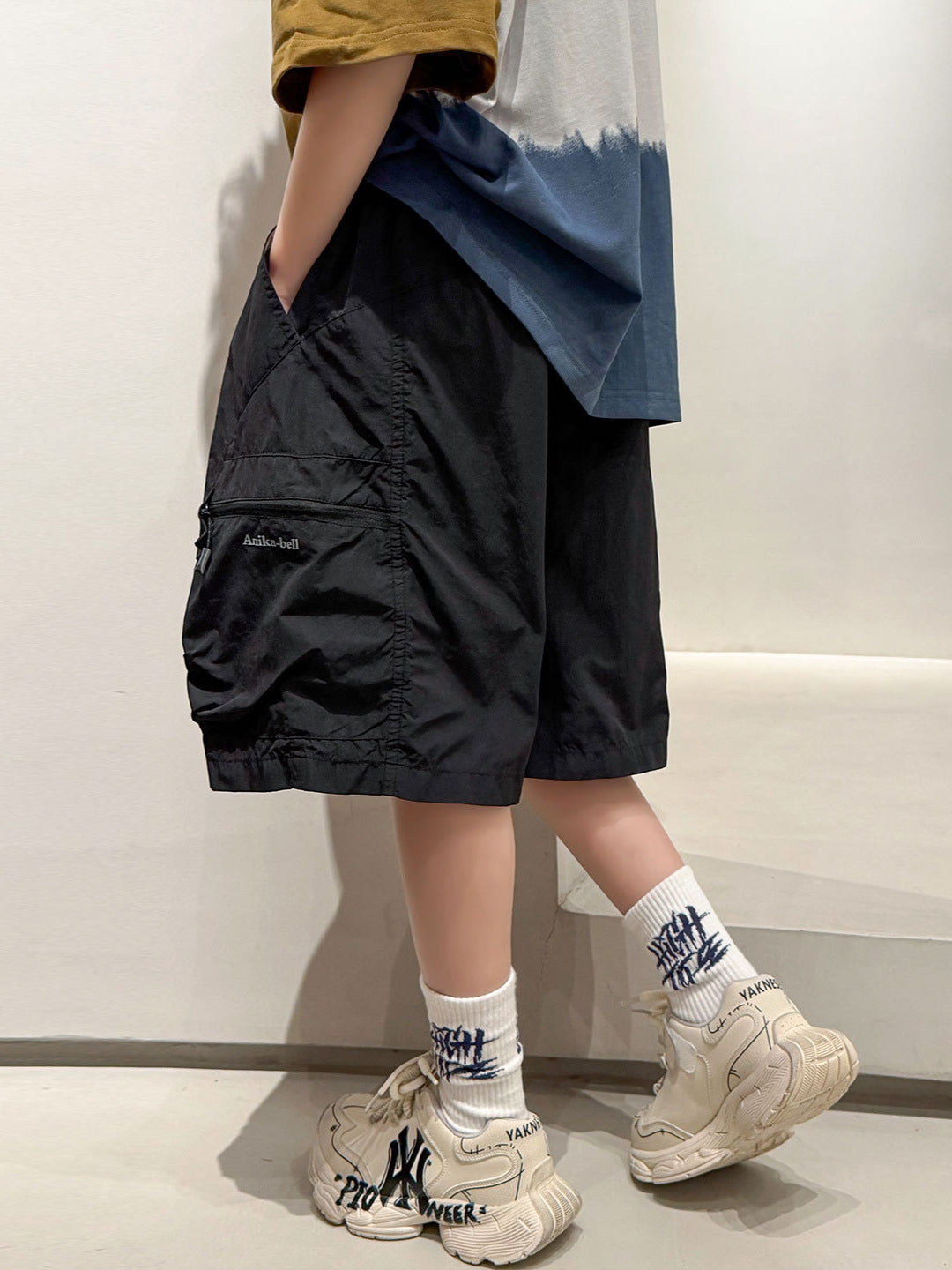 Boys Cargo Shorts Summer Middle The Big Fifth Children's Pants