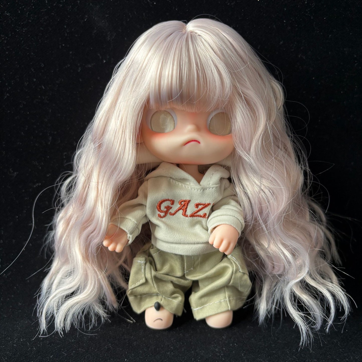 Sister Ga Zi Gingerbread Man Optional Bangs Long Curly Hair Cos Wig
