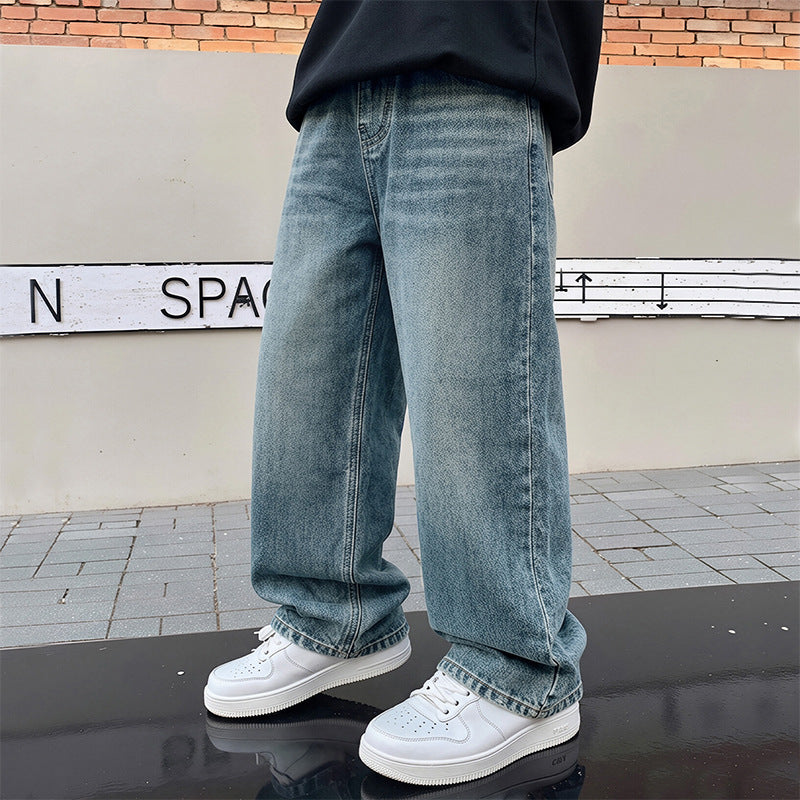 Children's Clothing Jeans Spring Clothes Track Medium Large Children's Pants