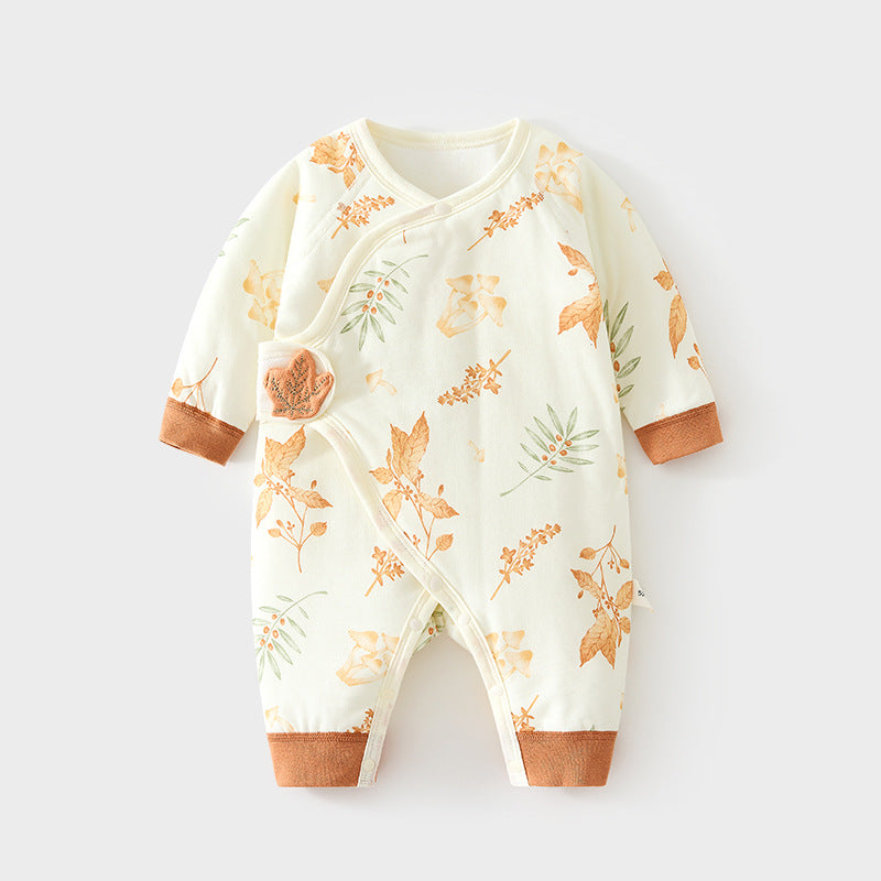 Born Quilted Jumpsuit Thin Cotton Boneless Romper Gown Jumpsuit, Climbing Suit