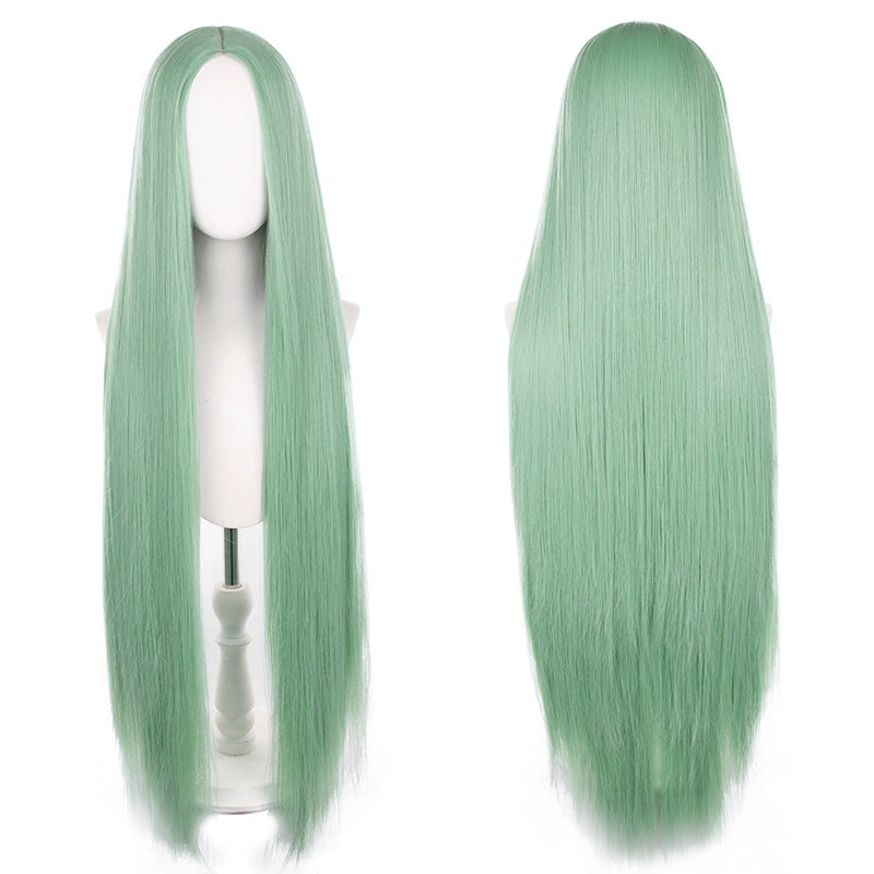 Mid-length Universal Long Straight Scalp Style Cos Wig