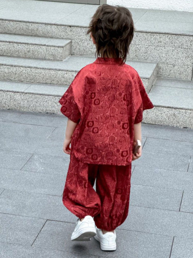 Chinese Style Boys Han Costume Tang Children's Suit