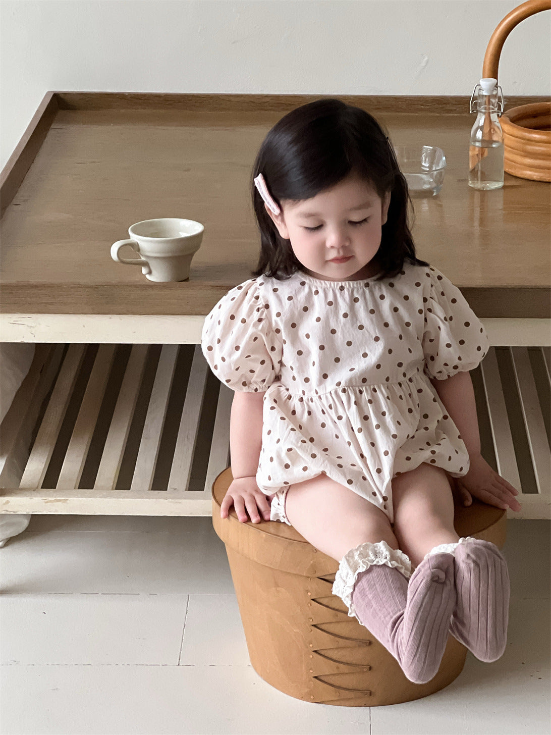Children's Sleeve Summer Rompers One-piece Korean Style Clothing Jumpsuit, Climbing Suit