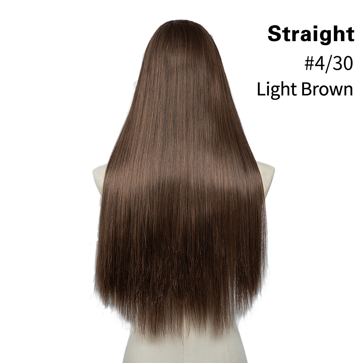 Female Chemical Fiber Simulation U-shaped Half Headgear Seamless Wig