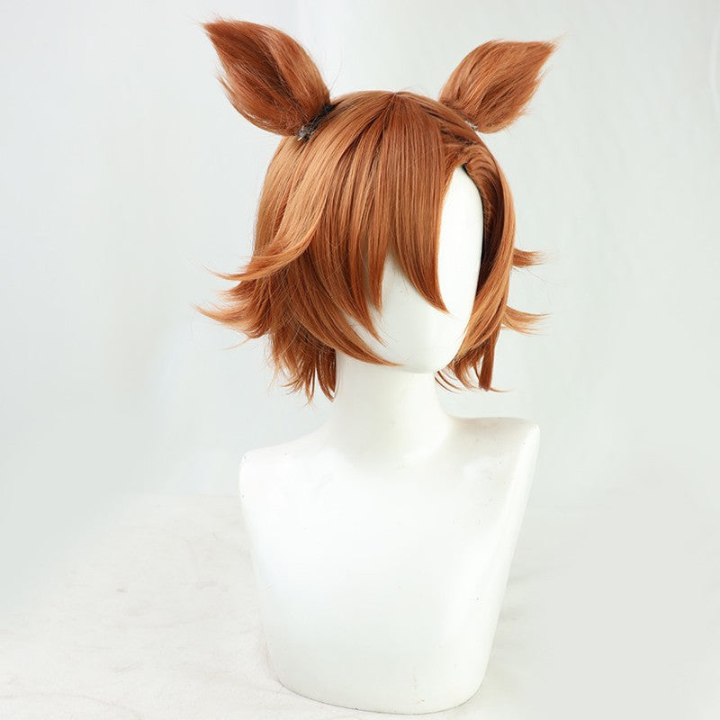 Free Man Horse Racing Good Opera With Ears Cos Wig