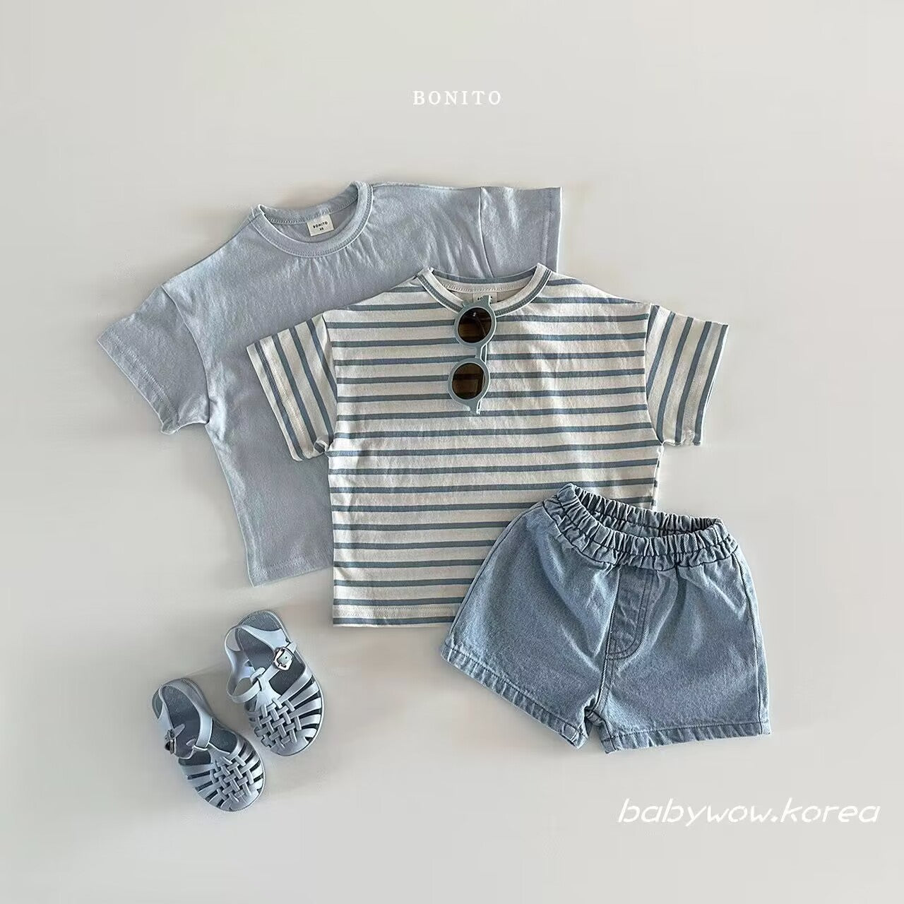 Women's & Men's Casual Denim Shorts Western Solid Color Pocket Children's Pants