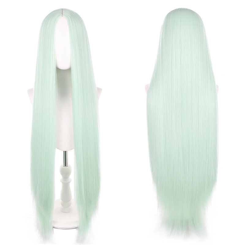 Mid-length Universal Long Straight Scalp Style Cos Wig