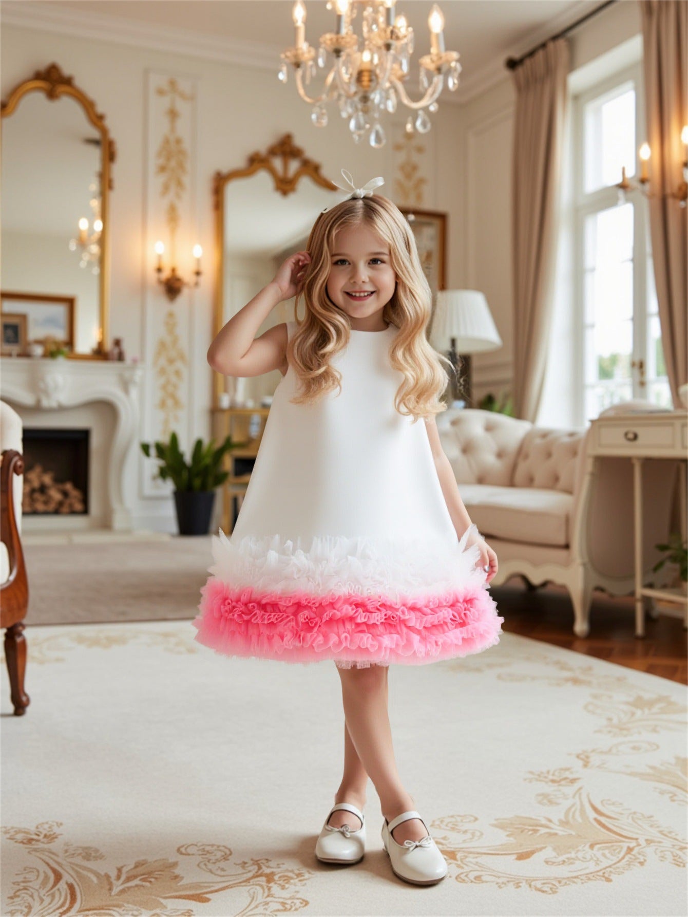 Charming Stylish Trendy Fashionable Summer Princess Children's Dress