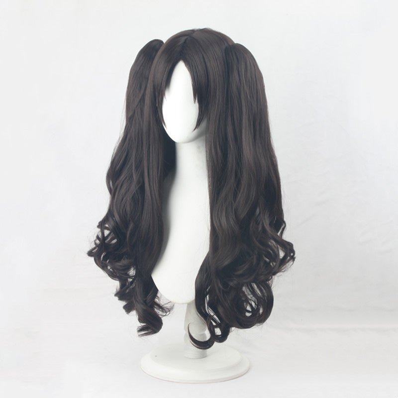 Night Double Ponytail Jaws Clamp Long Cos Wig