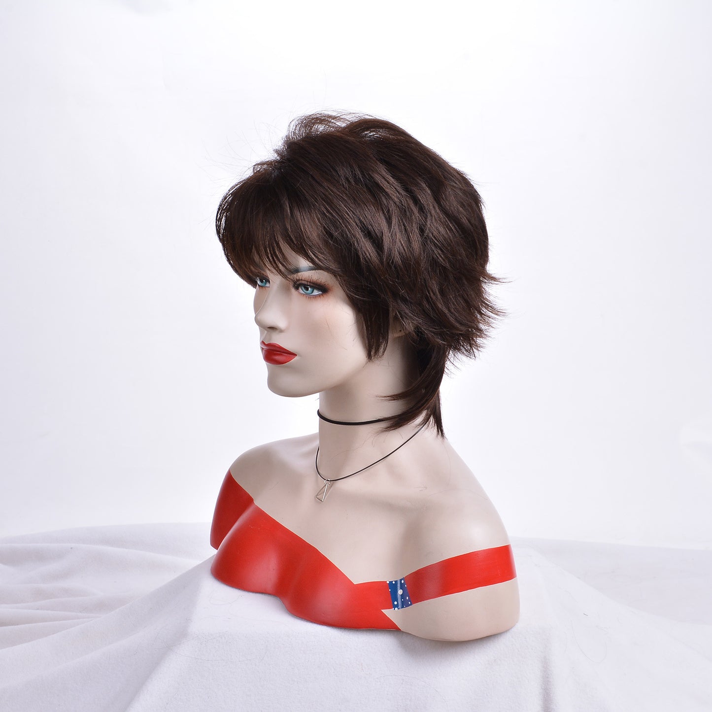 Classic Attractive Graceful Innovative Fluffy Female Wig Short Curly Hair