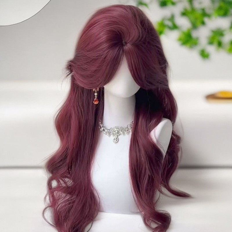 Big Wave Curly Hair Daily Natural Can Be Tied Wig Long Curls