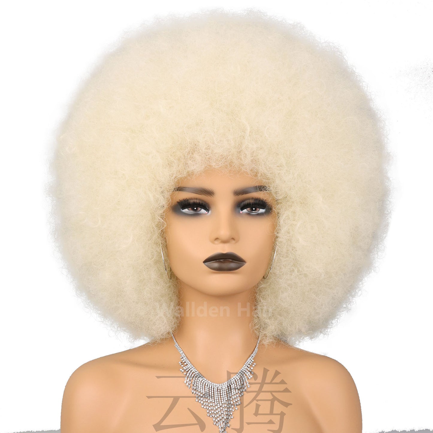 Color Second African Afro Fluffy Small Wig Short Curly Hair