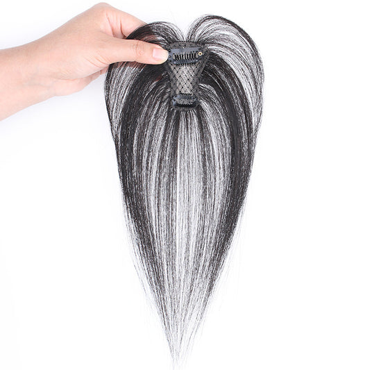 Piece High Skull Top Hair Increase Forehead Seamless Head Full Wig
