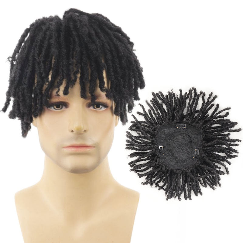Tube Qu Black Direct Card Head Top Hip Hop Style Wig
