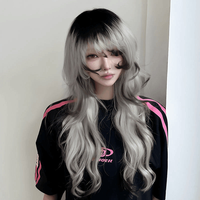 Female Summer Gradient Explosion Top Paris Painting Other Wig