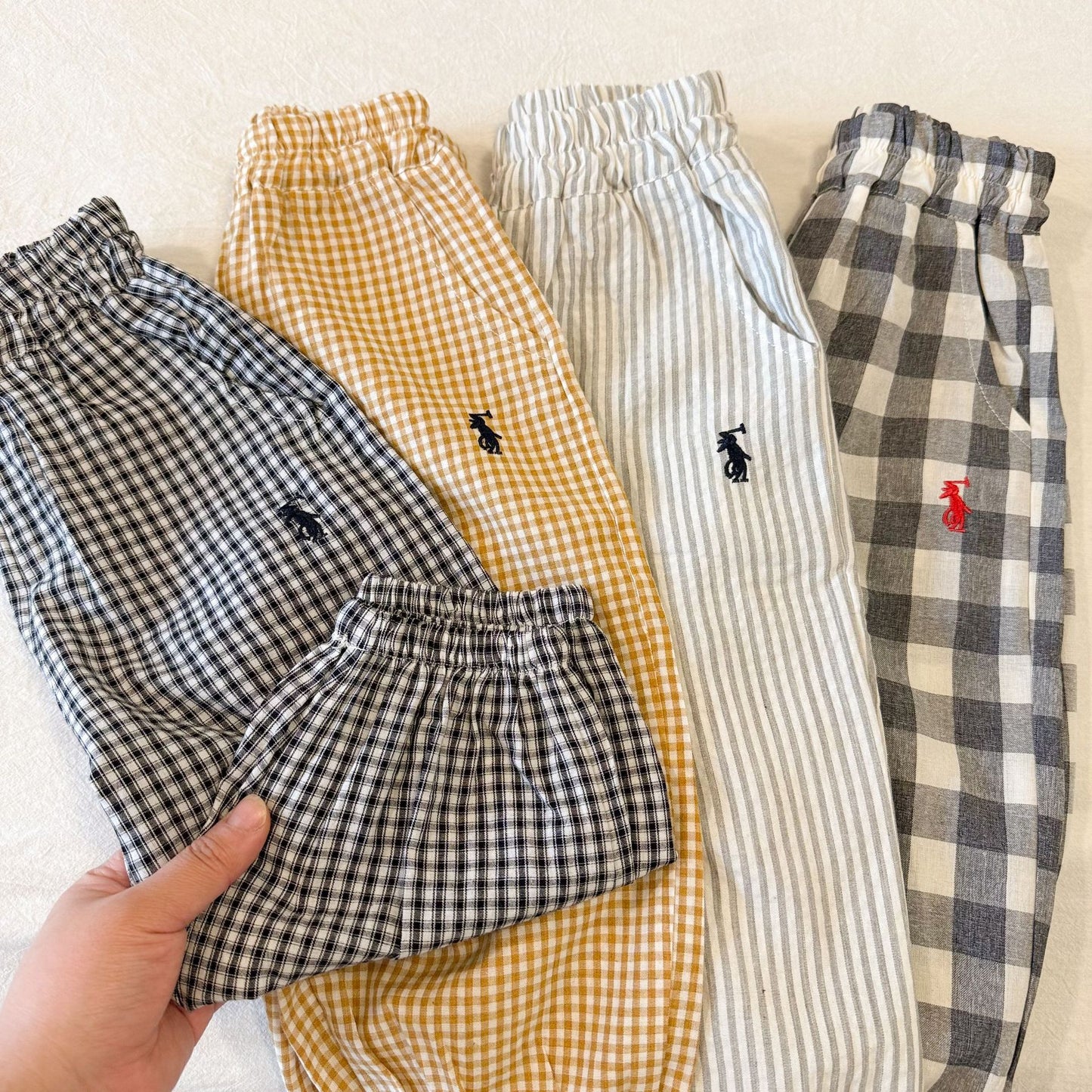 Children's Plaid Summer Boys Bloomers Harem Striped Children's Pants